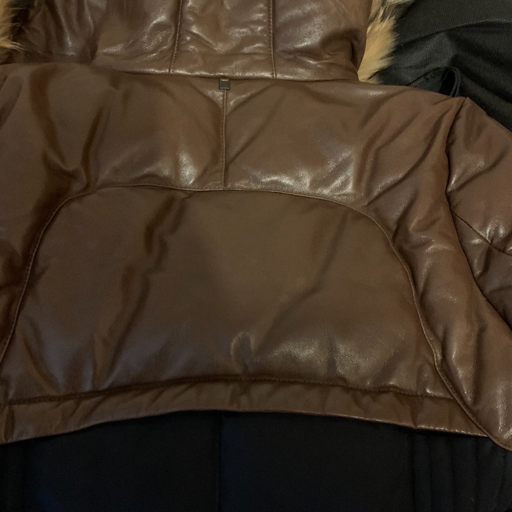 Woman Rudsak coat Real fur size large